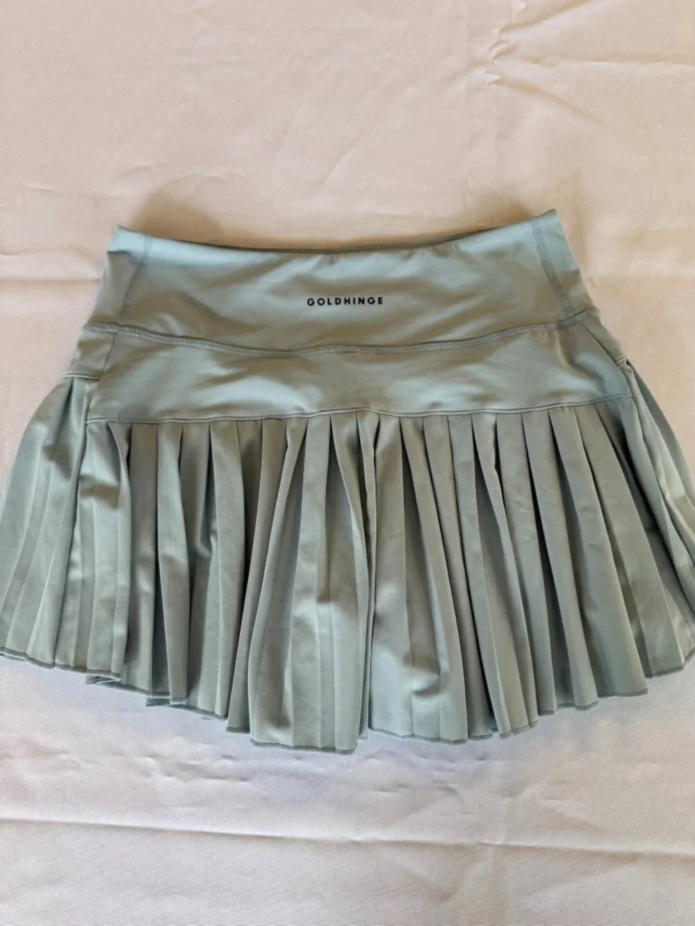Goldhidge Mini Pleated Tennis Skirt Light Blue Size M